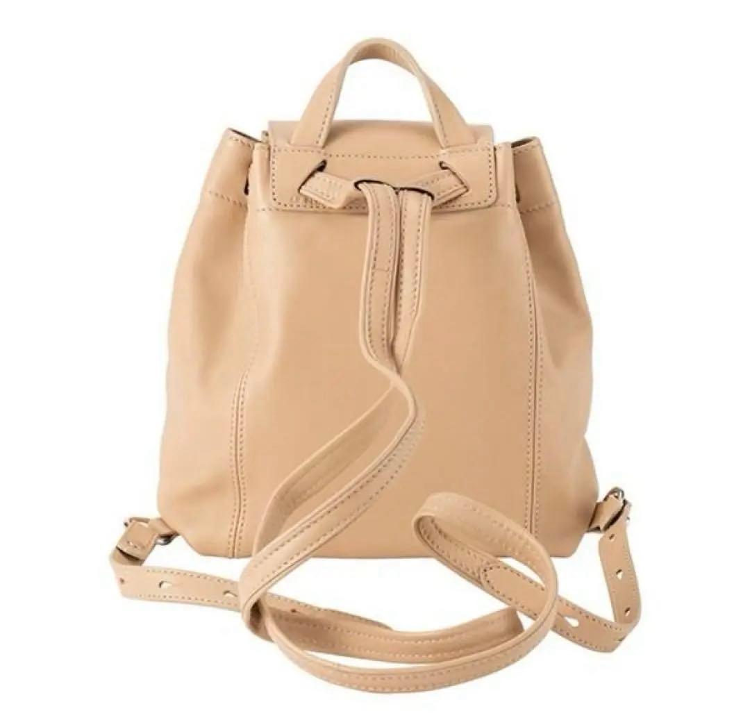 LONGCHAMP ロンシャン レザー リュック バックパック ベージュ 美品