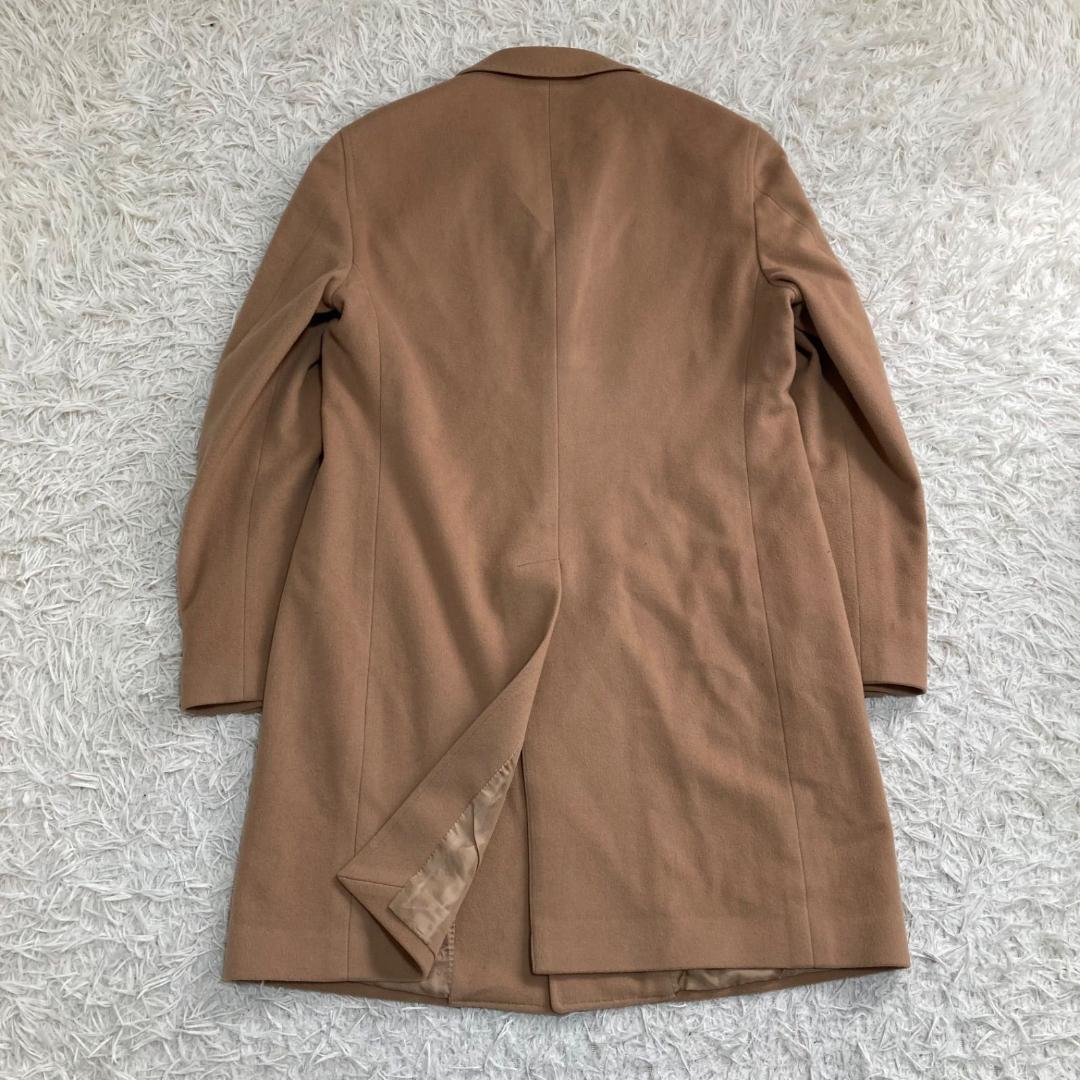 15957✨美品✨タリアトーレ ウールカシミヤ チェスターコート キャメル 48