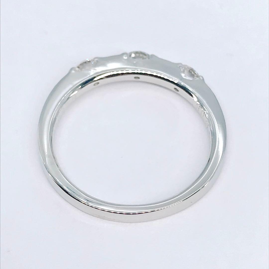 0.30ct ロイヤルアッシャー ダイヤモンドリング PT900 エタニティ
