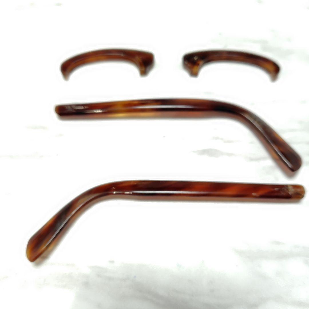 本べっ甲 鼈甲 メガネフレーム 中央宝石研究所 ソーティング付き