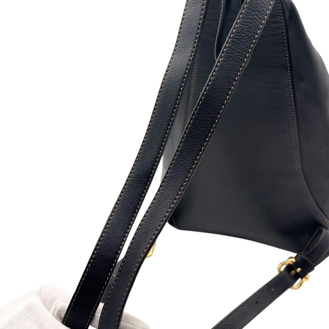 LOEWE アントン リュックサック ポーチ付き ゴールド金具