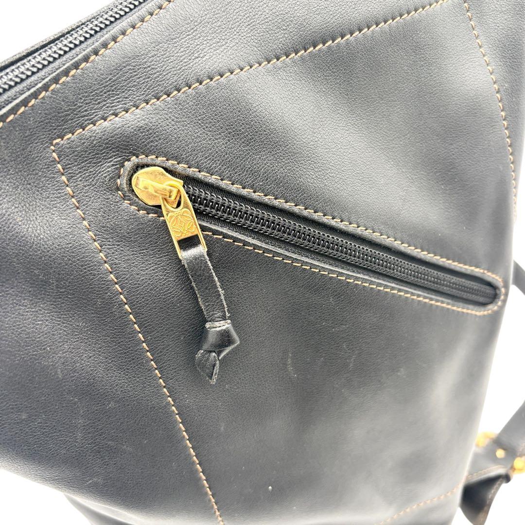 LOEWE アントン リュックサック ポーチ付き ゴールド金具