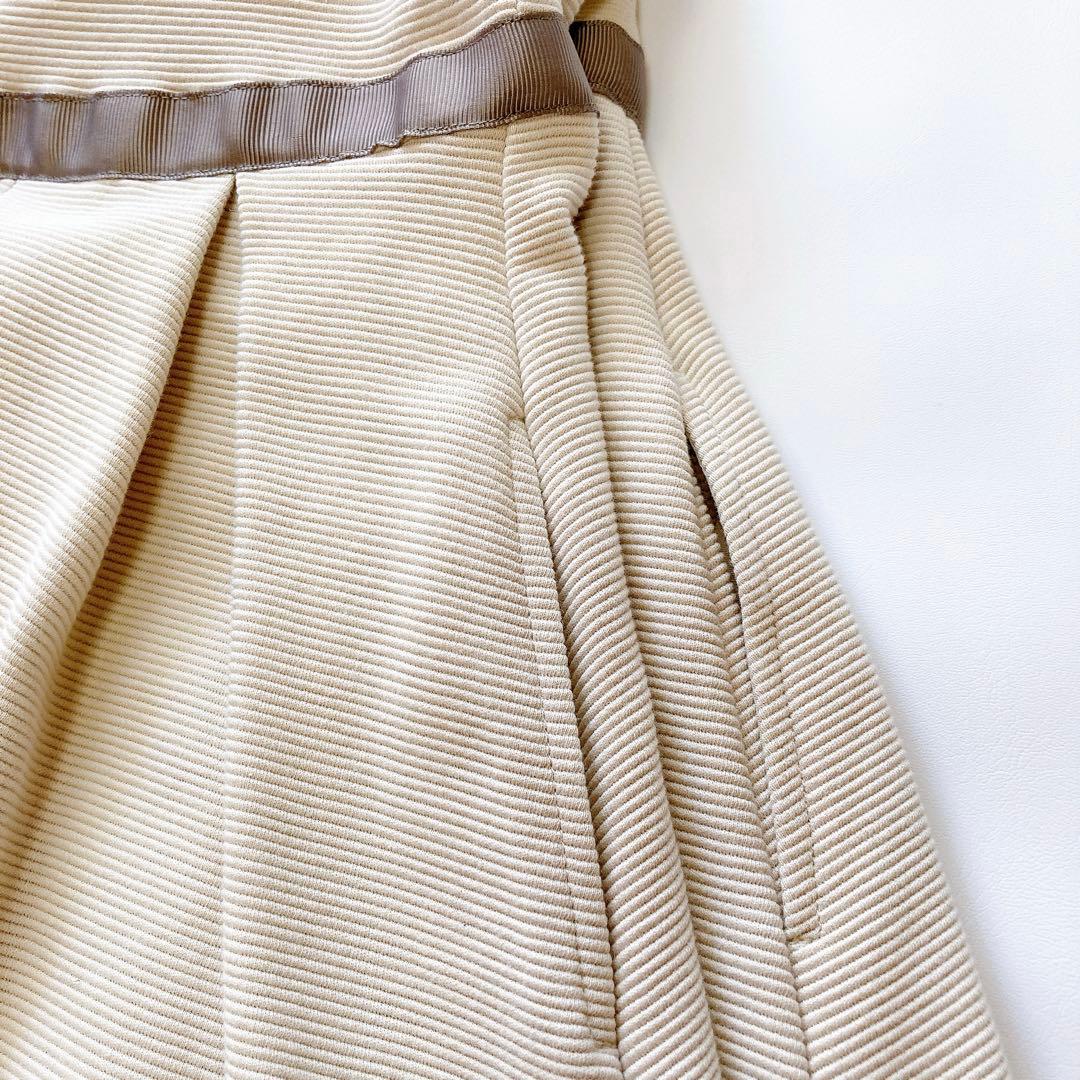 130size ベージュ×ネイビー セレモニー 入学 卒園 発表会 フォーマル