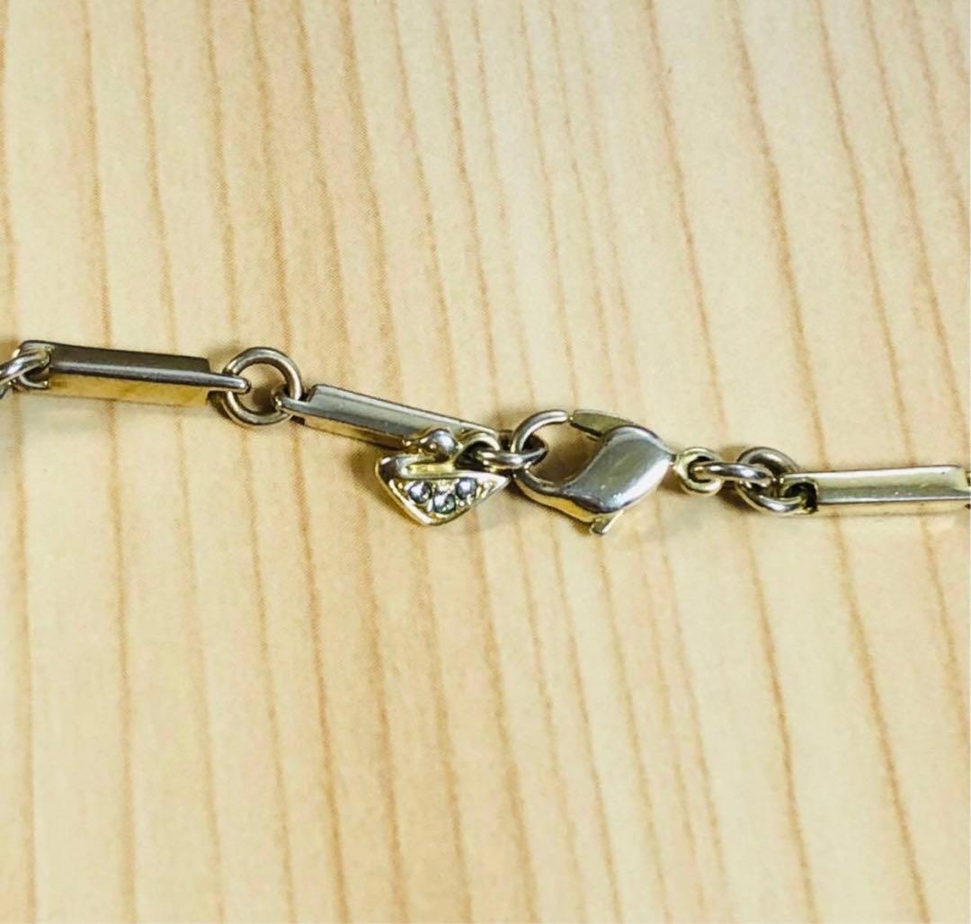 スワロフスキーTennis ブレスレット　ゴールド系&ラインストーン ネックレス