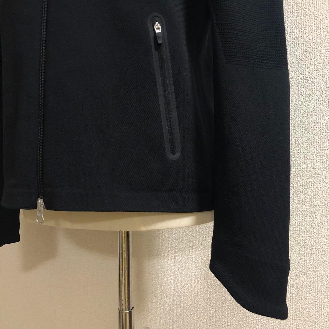 デサント オルテライン★ダブルジップ パーカー ブラック Sサイズ