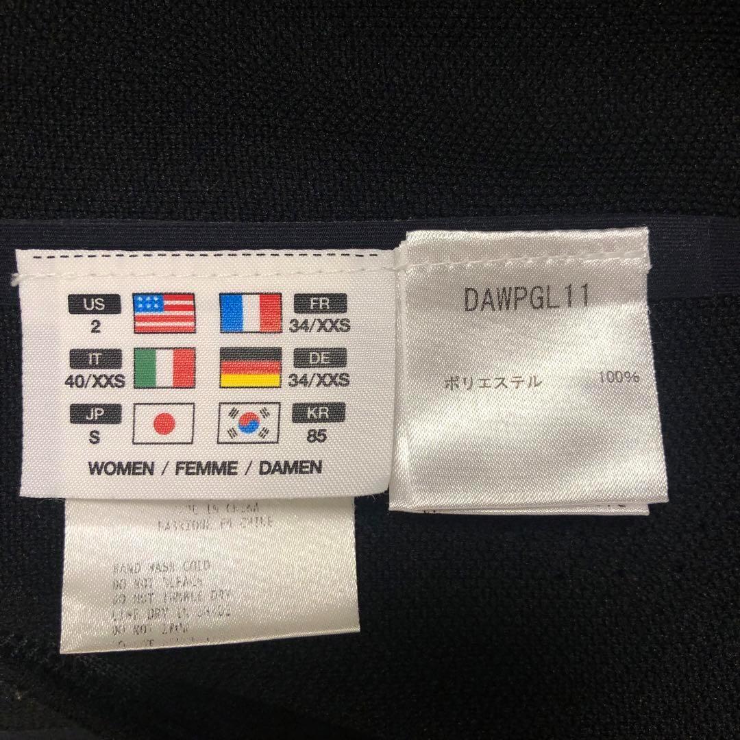 デサント オルテライン★ダブルジップ パーカー ブラック Sサイズ