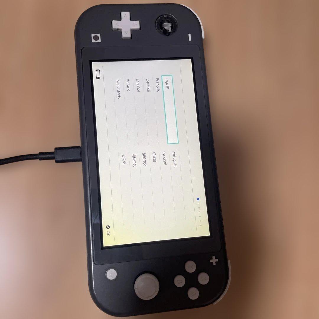 Nintendo任天堂switch lite/スイッチ ライト グレー ジャンク