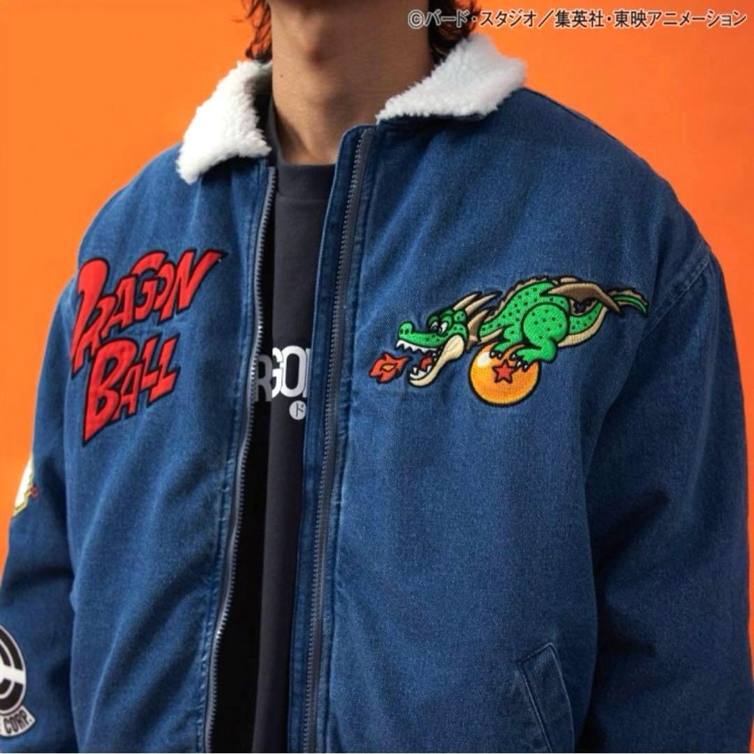 【新品未使用】BREEZE ドラゴンボール コラボ デニムボアジャケット