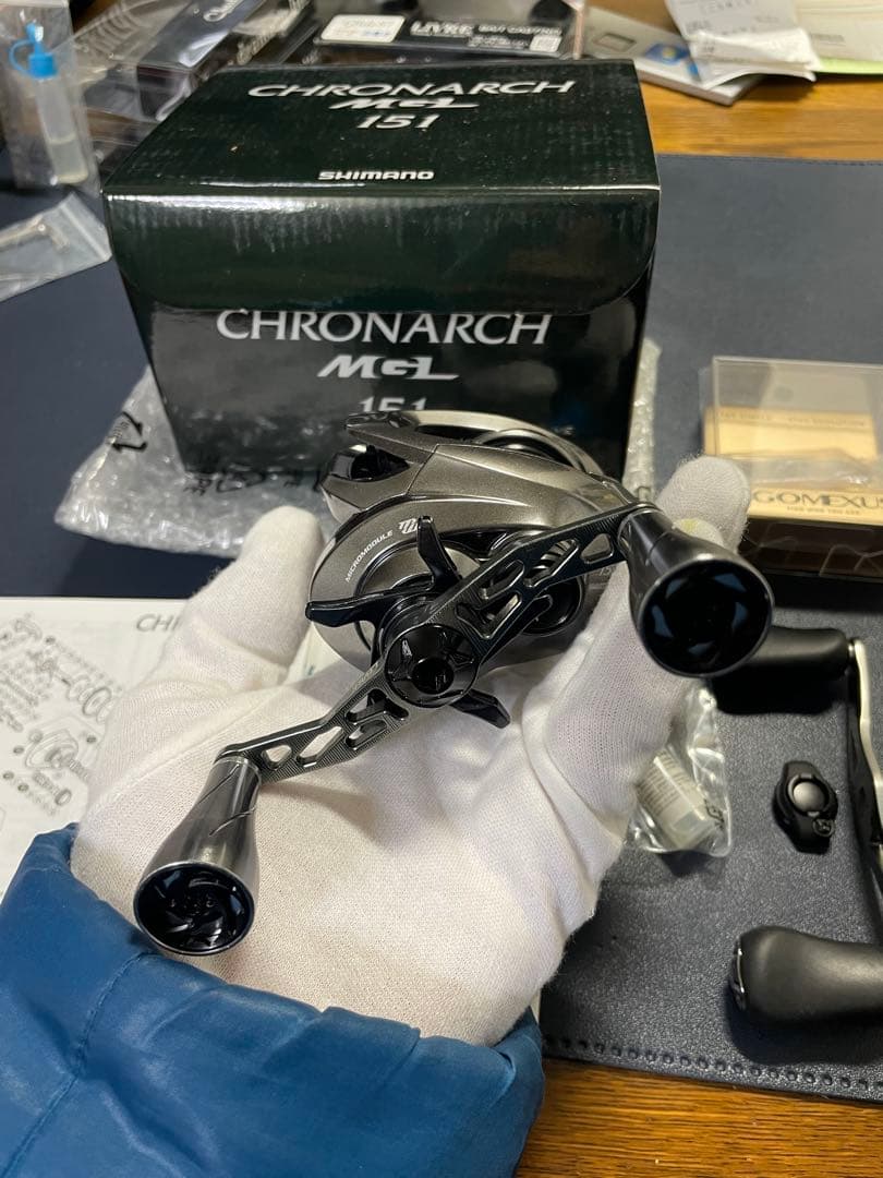 j*読様 SHIMANO 17 クロナーク CHRONARCH MGL151 左