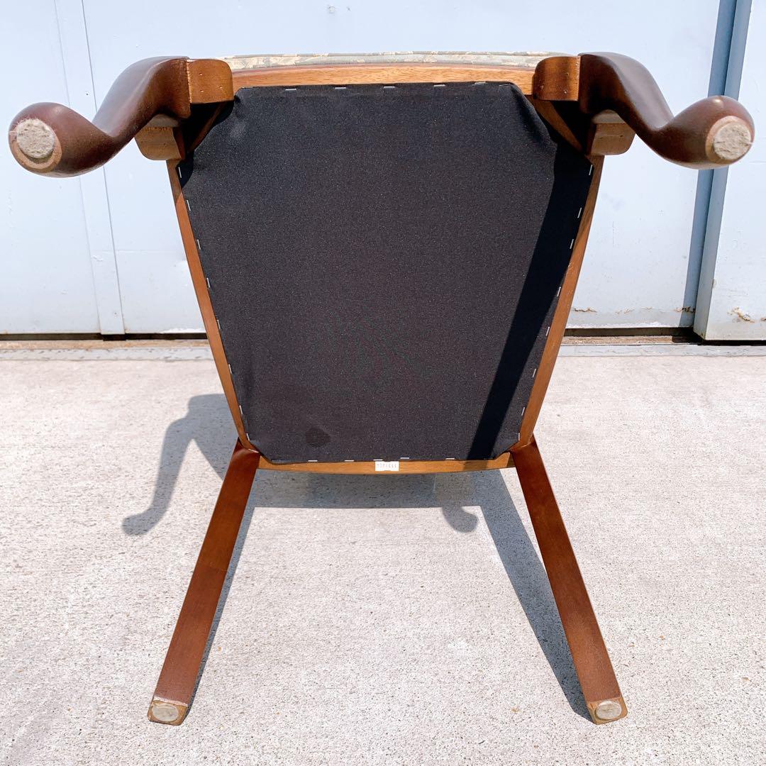 【美品】Maruni マルニ木工 ダイニングチェア アンティークチェア 猫脚④