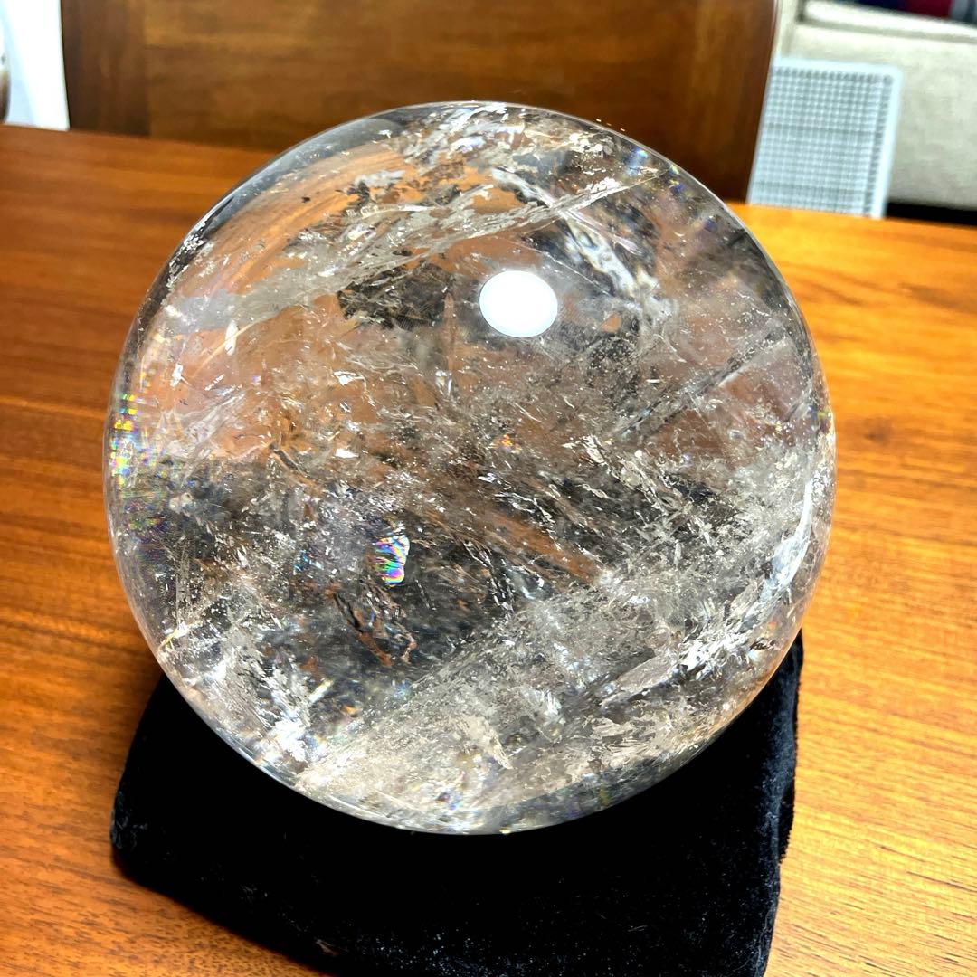 ヒマラヤ ガネッシュヒマール産 丸玉 スフィア 水晶 16センチ 希少