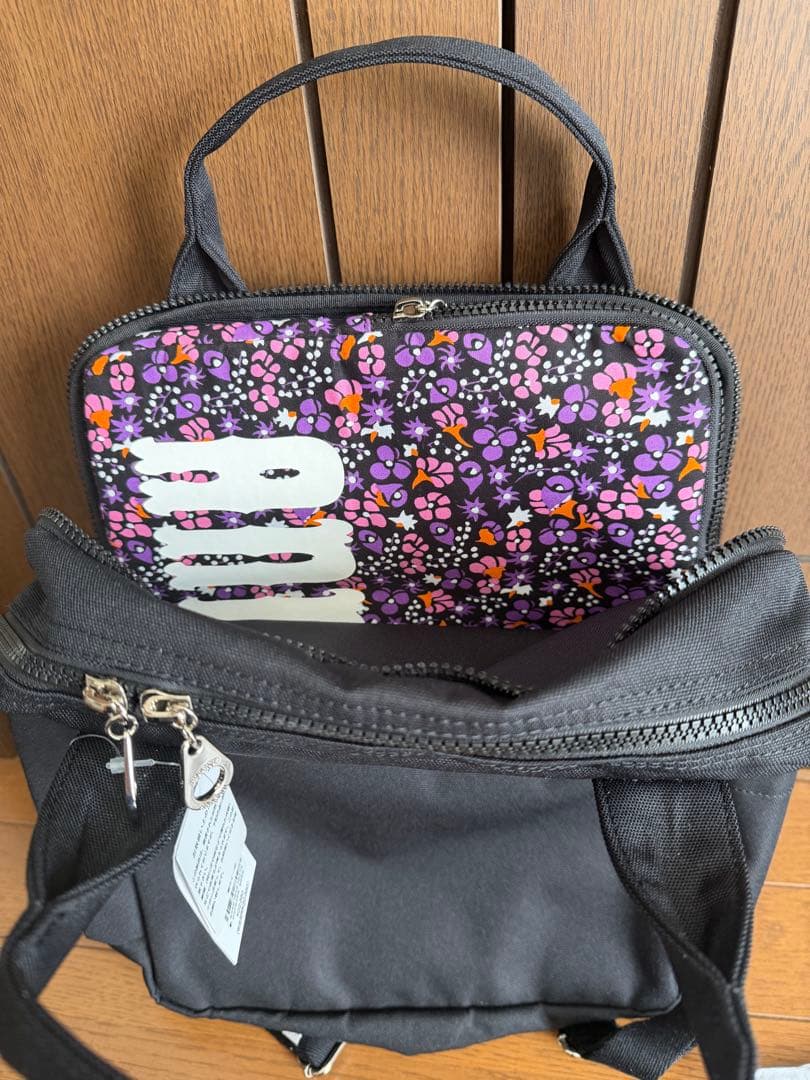 ANNA SUI リュック バックパック 黒　PCケース付　未使用品