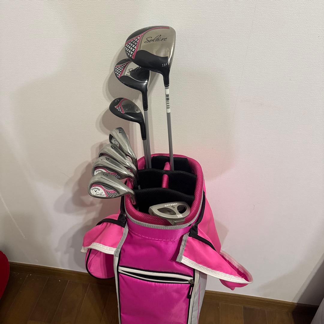 Callaway Solaire レディース クラブセット ピンク - メルカリ