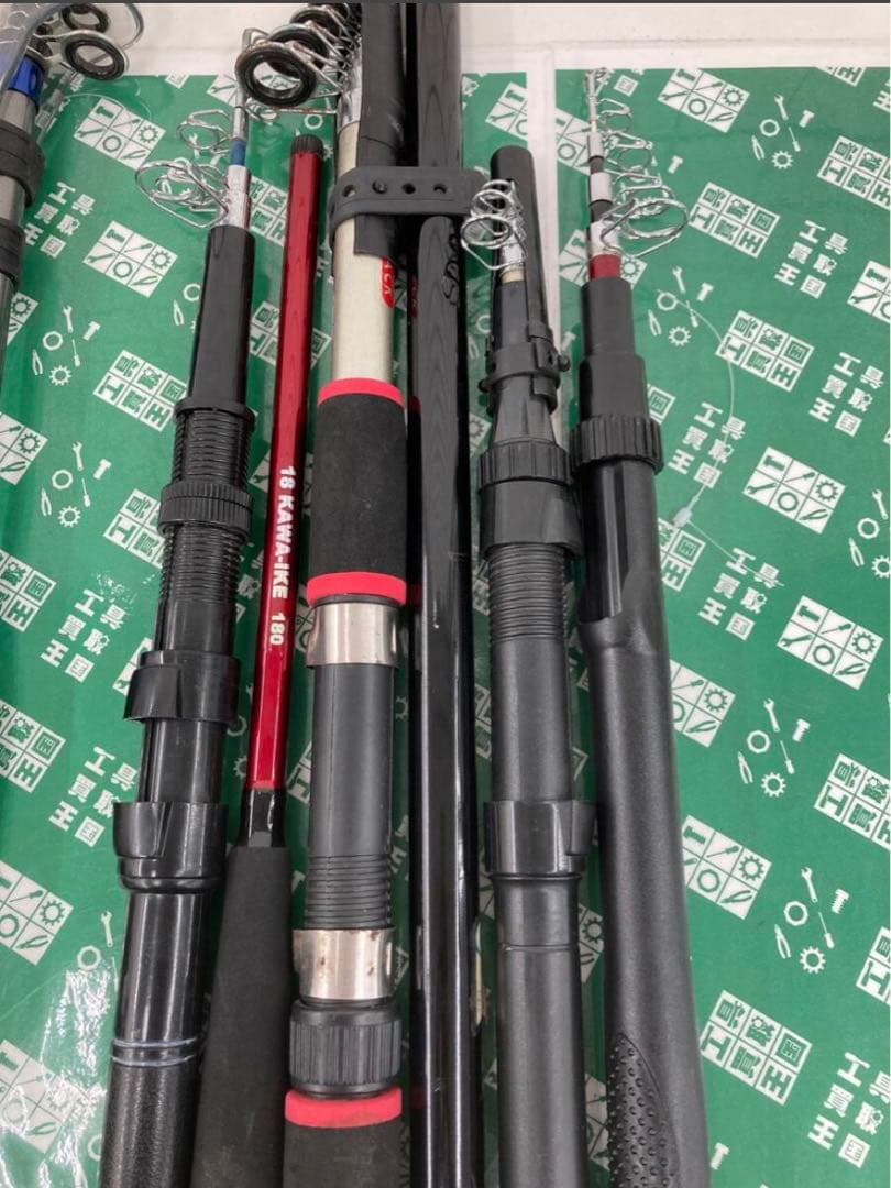 投げ竿セット 複数本