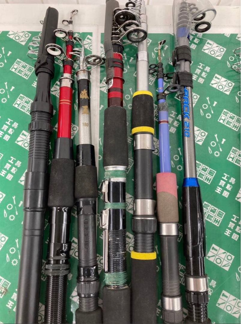 投げ竿セット 複数本