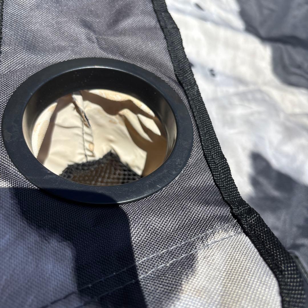 Coleman／BEAMS ハラコ柄 アームチェア アウトドアチェア