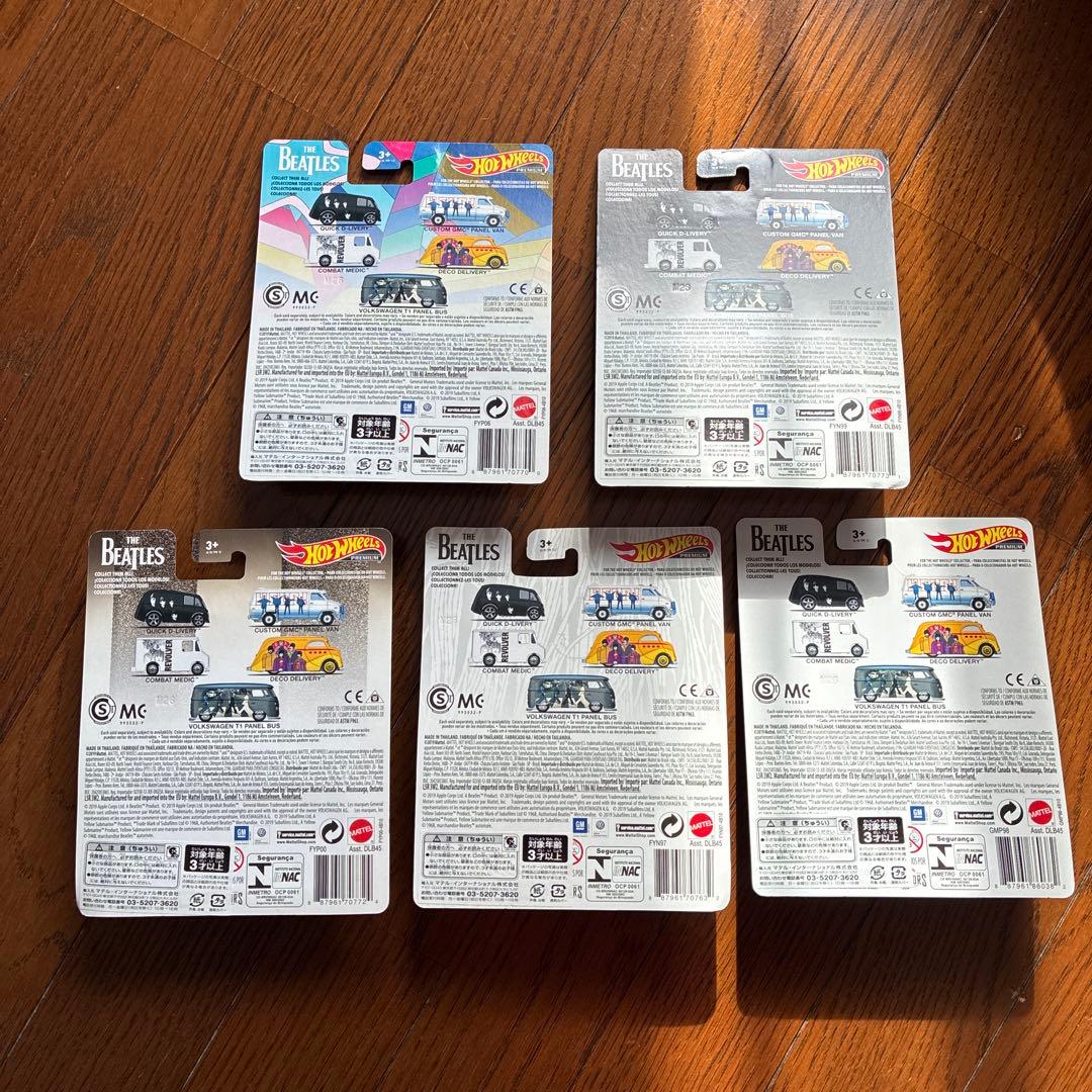 値下げしました‼️Hot Wheelsビートルズシリーズ全5種セット