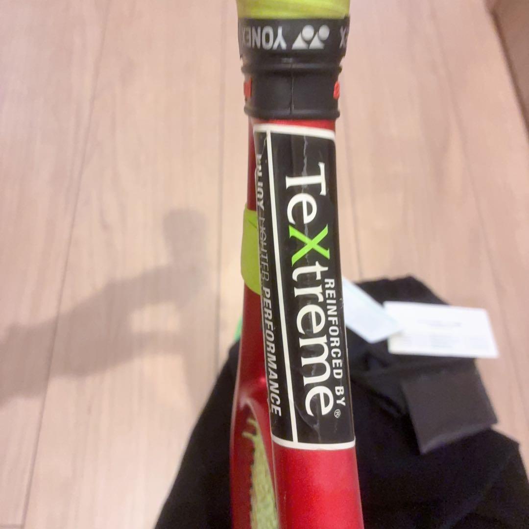 Prince テキストレート 赤 ラケット