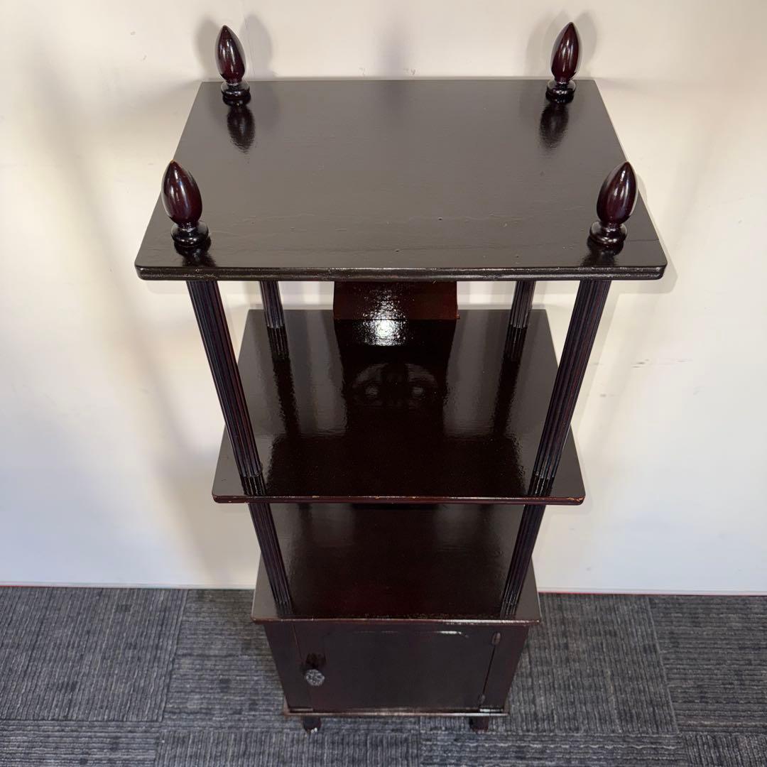 昭和レトロ　木製飾り棚　本棚 アンティーク　古家具