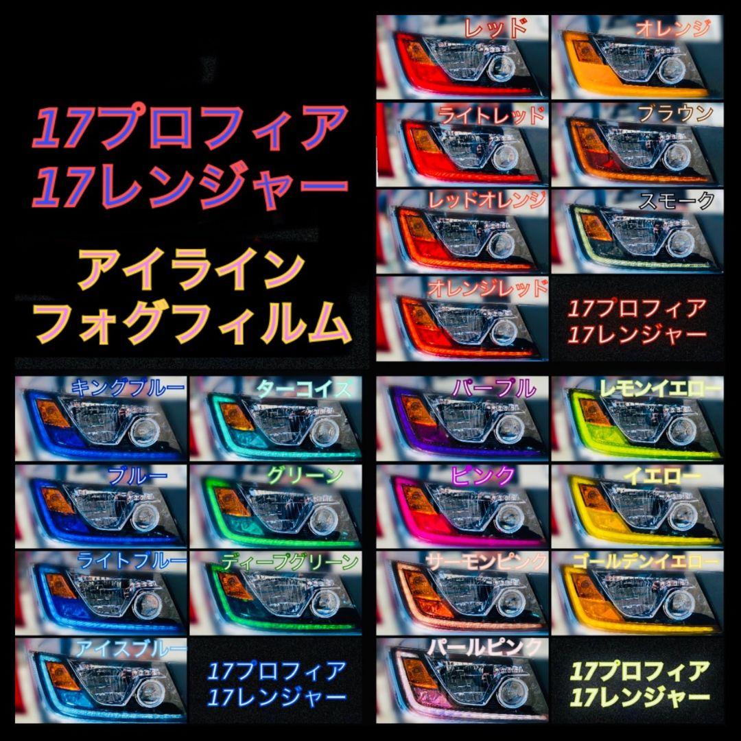 日野 17プロフィア/17レンジャー 【アイライン/フォグフィルム】2台分