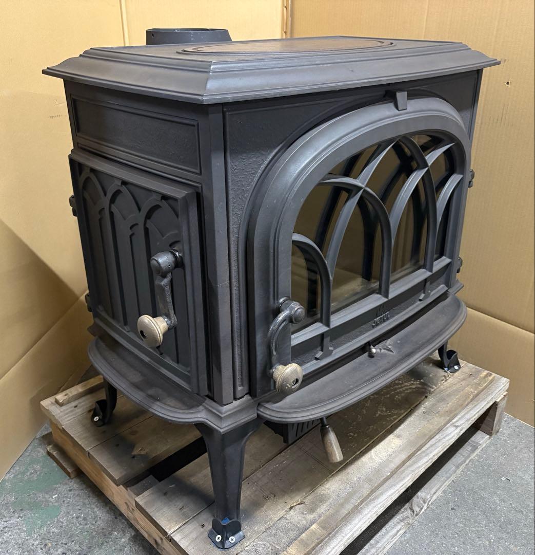 薪ストーブ ヨツール F500 黒 中古品 メンテナンス品
