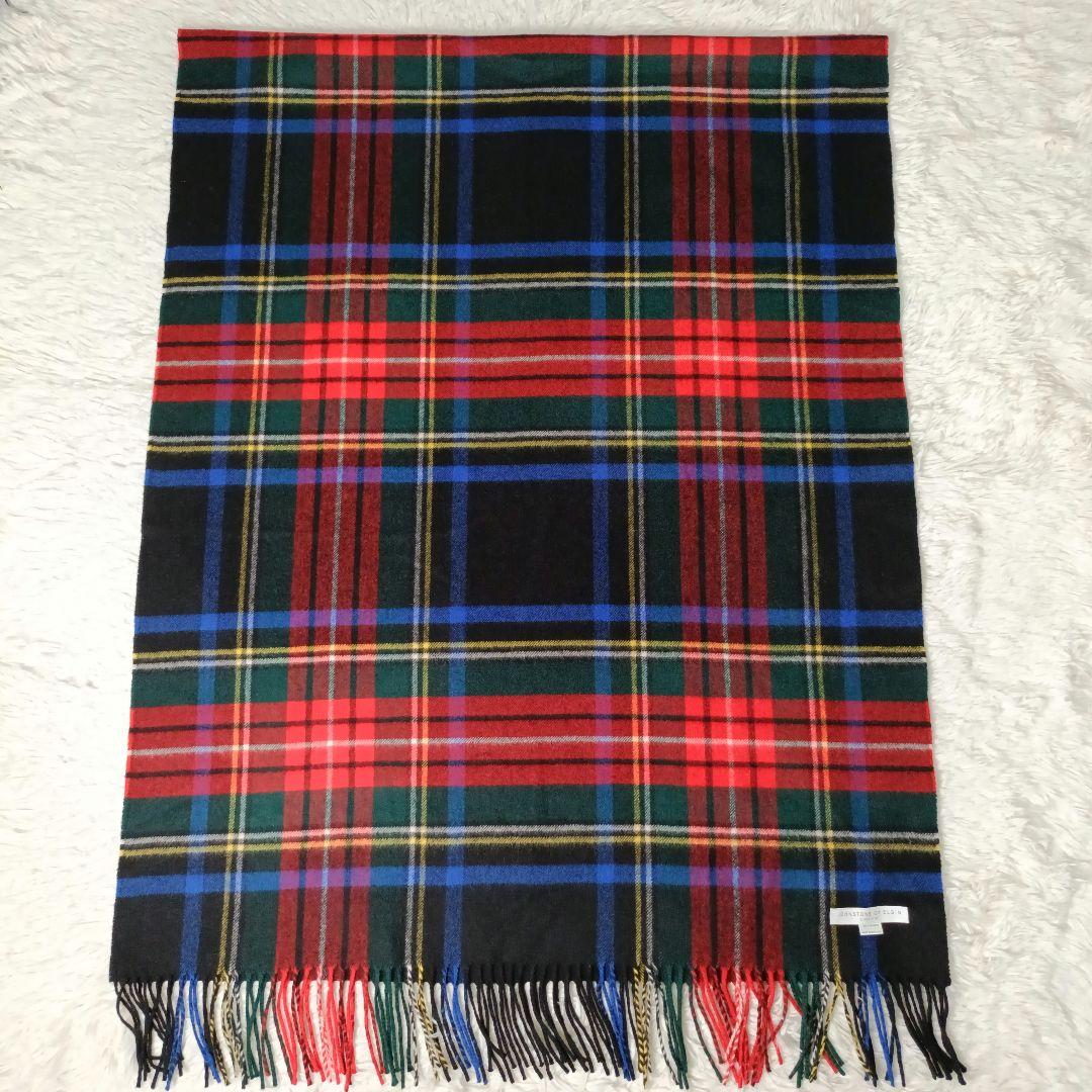 美品■Johnstons of Elgin 大判 カシミヤ100% ストール