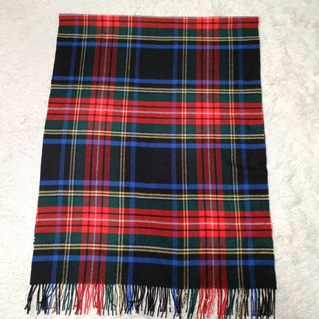 美品■Johnstons of Elgin 大判 カシミヤ100% ストール