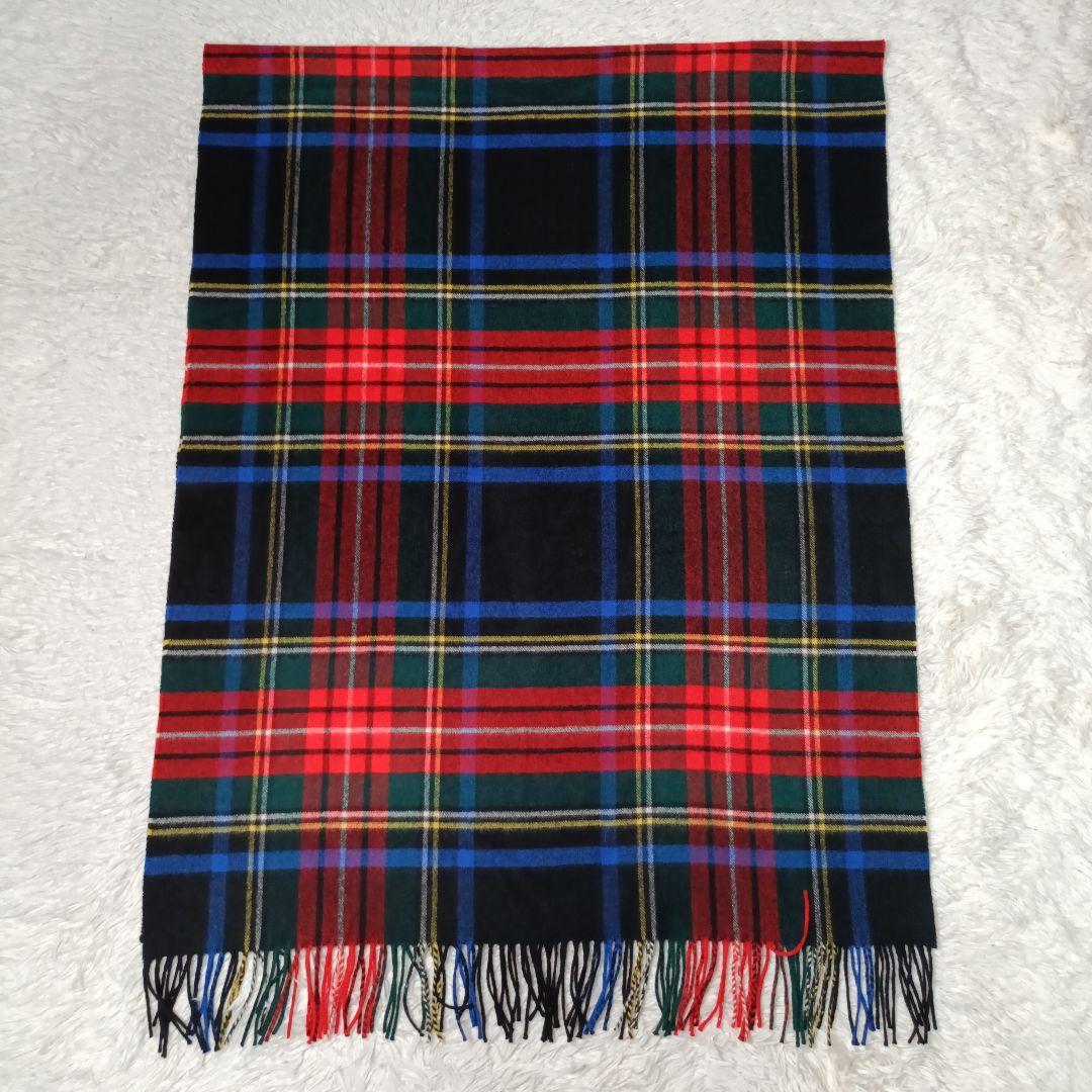 美品■Johnstons of Elgin 大判 カシミヤ100% ストール