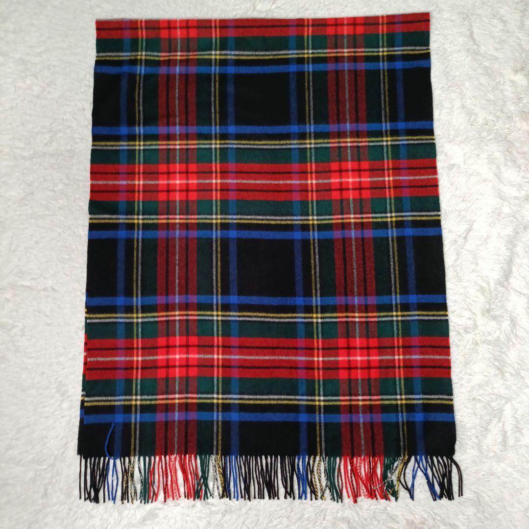 美品■Johnstons of Elgin 大判 カシミヤ100% ストール