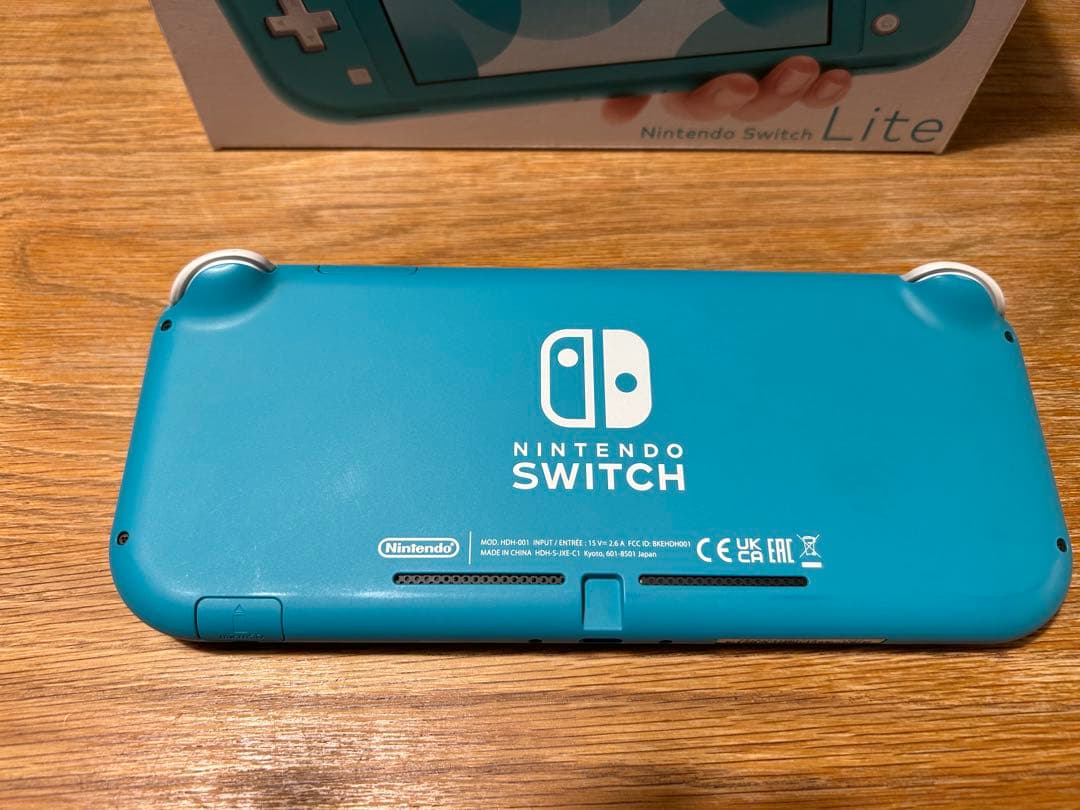 Nintendo Switch Lite ターコイズ 本体 ケース付き