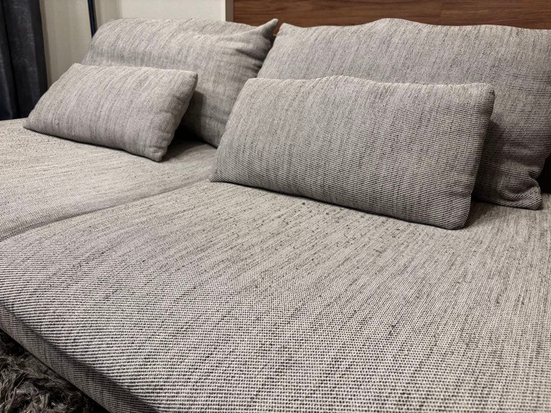 【出品期限1/25】IKEA★ソーデルハムン★ヴィーアルプ ベージュ/ブラウン★