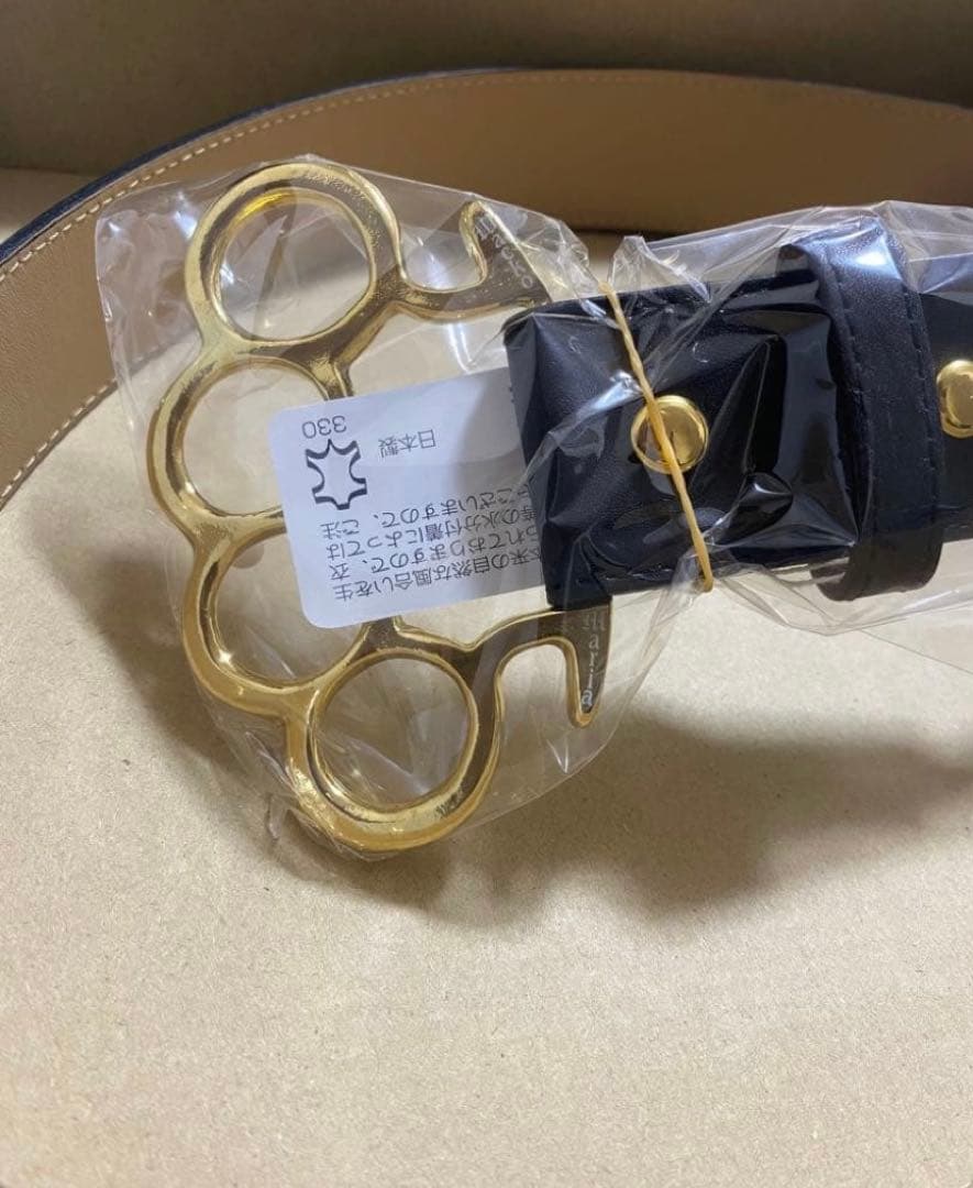 WACKO MARIA Johnny Leather Belt ベルト　32