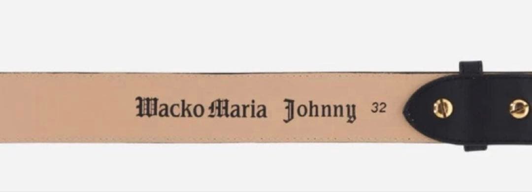 WACKO MARIA Johnny Leather Belt ベルト　32