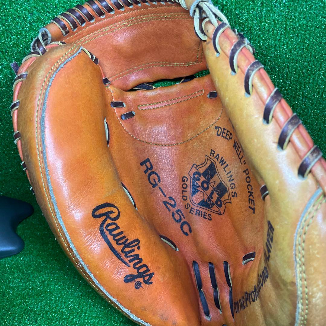 ローリングス 軟式　キャッチャーミット　大人用　ゴールドシリーズ
