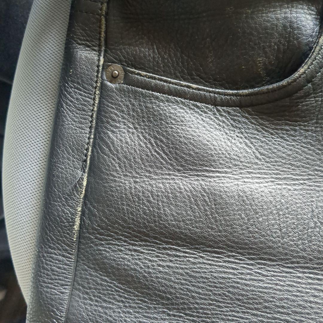 KUSHITANI レザー バイクパンツ Lサイズ ブラック