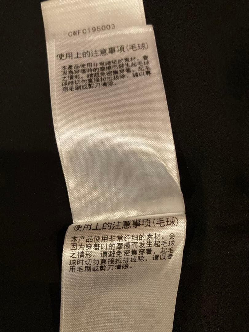 CELFORDブラックロングコート Vネック