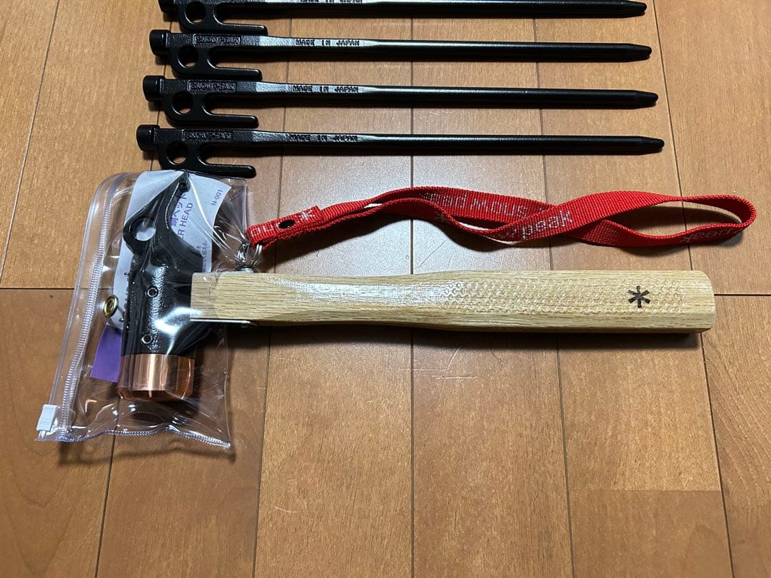 おれお様専用】スノーピーク ソリッドステーク＋ペグハンマー＋収納