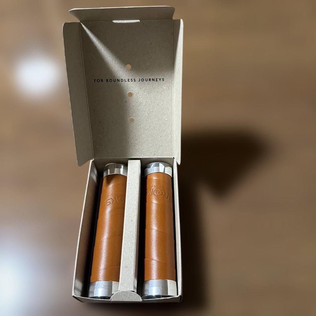 BROOKS SLENDER LEATHER GRIPS ハニー