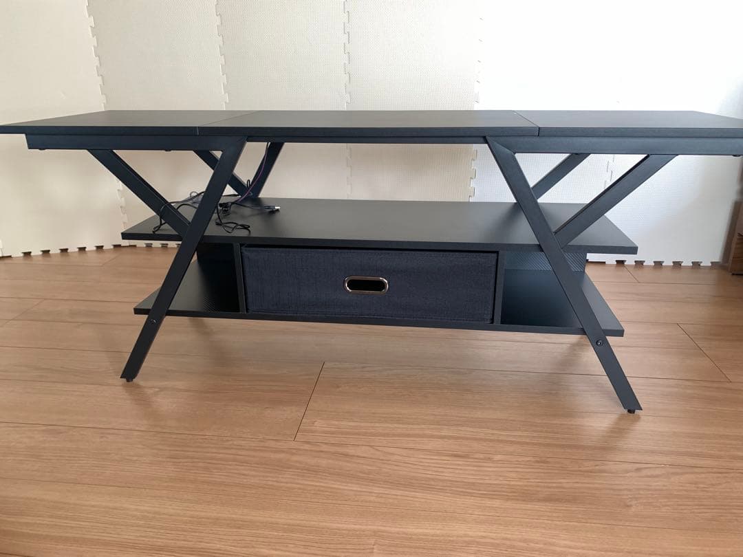 限定価格 TVボード オーディオ ラック LEDカーボン