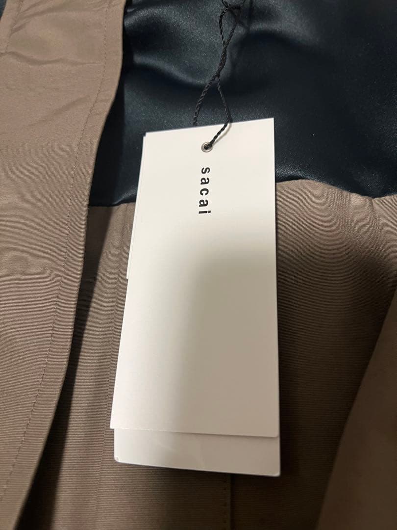 【新品未使用】sacai WOMEN Grosgrain Mix Blouson