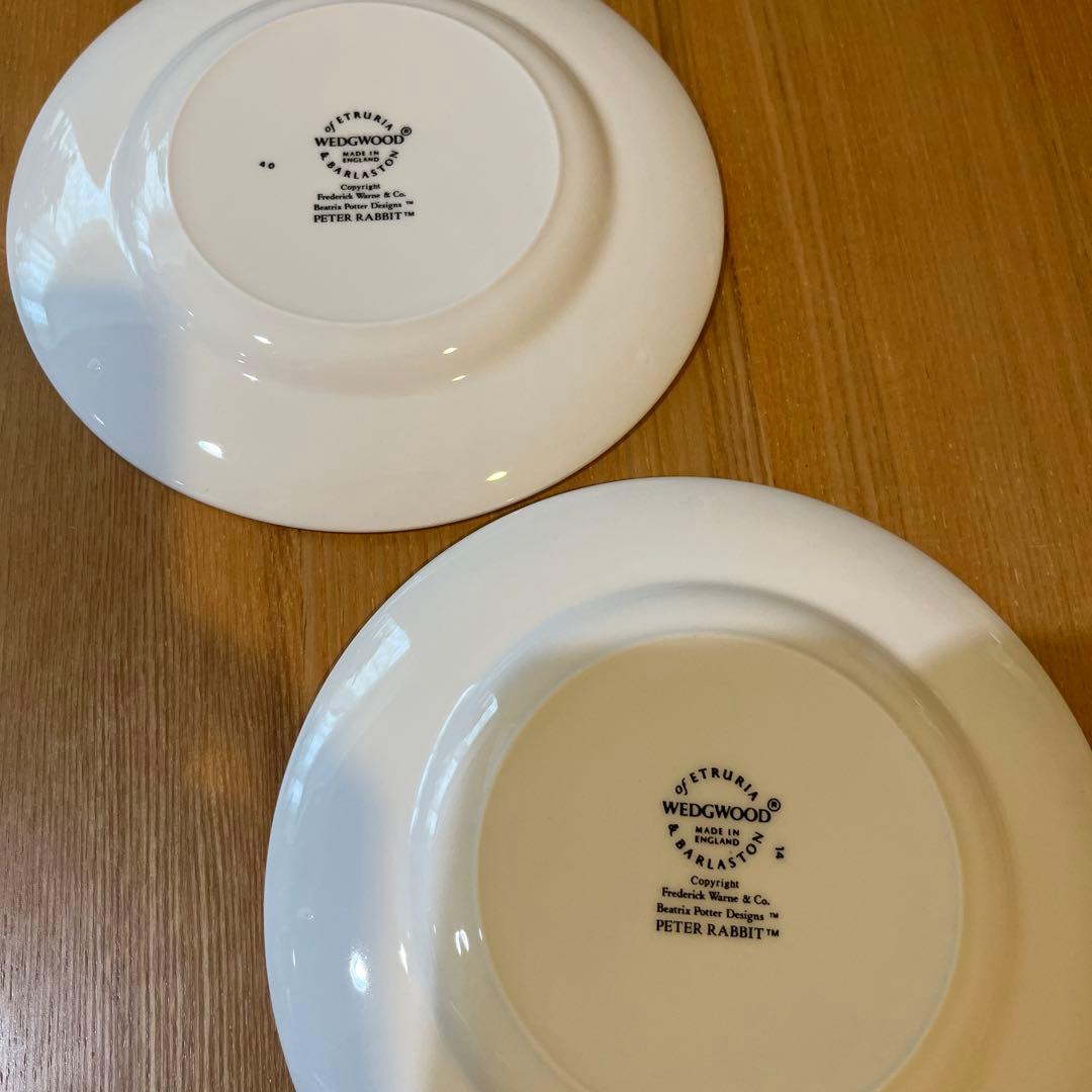 旧刻印ウェッジウッドWedgwood ピーターラビット ナーサリー3点セット