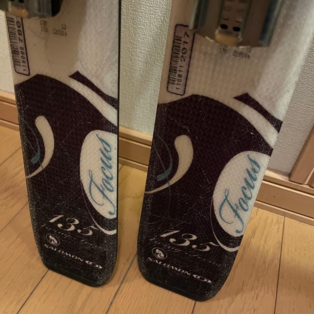 （サロモン） スキー板　ビンディング　（ケスレ）スキー靴（カザマ）ポール　セット