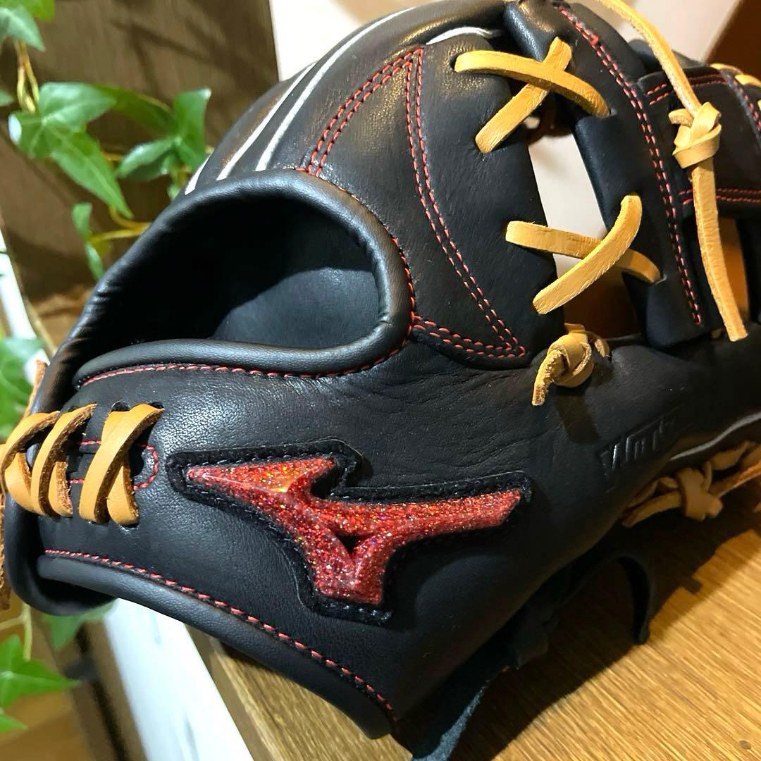 1693　ミズノ ウィルドライブ 軟式少年用 オールラウンド ブラック