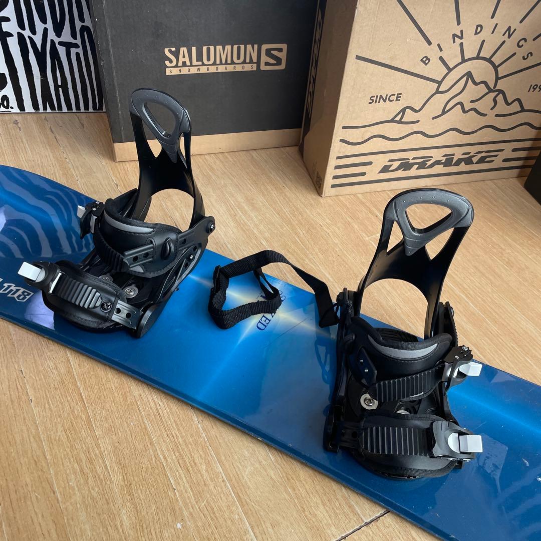 NAKID×ZUMAキッズスノーボードセット　未使用バイン付3点セット　118㎝