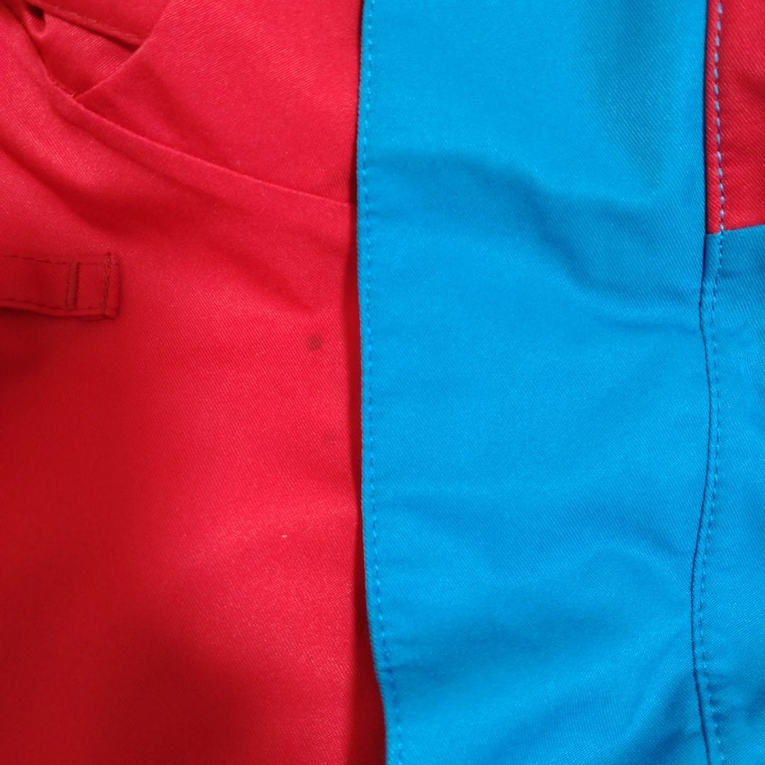 【MIZUNO】スキーウェア上XL/下2XLサイズ オーダーカラーレッド×ブルー