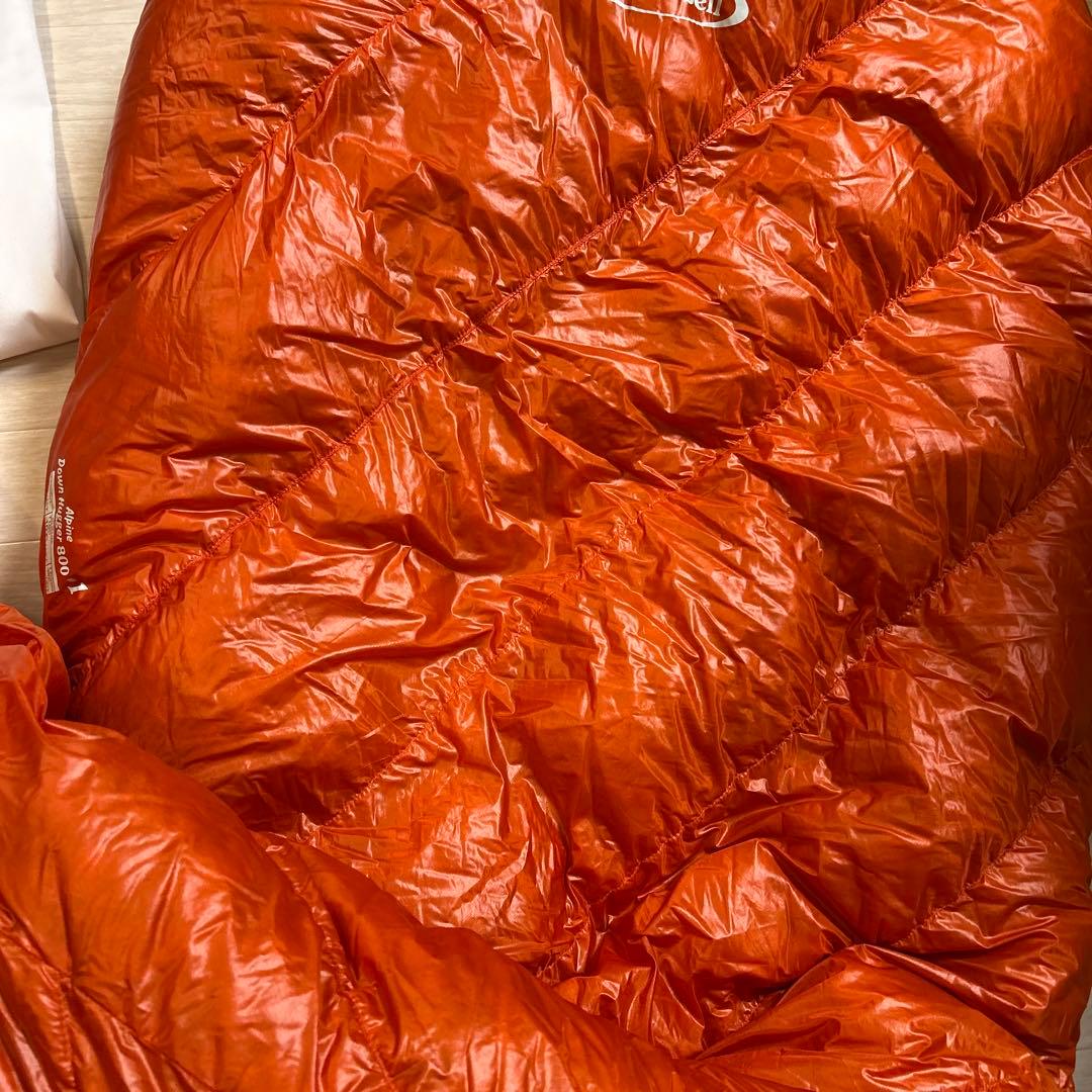 mont-bell ダウンハガー　#1 アルパイン　収納袋欠品　ダウンシュラフ