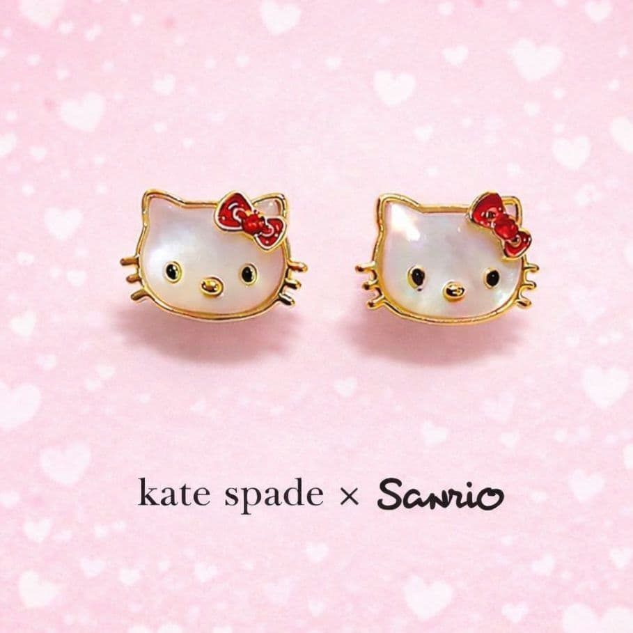ケイトスペードxハローキティ ピアス - メルカリ