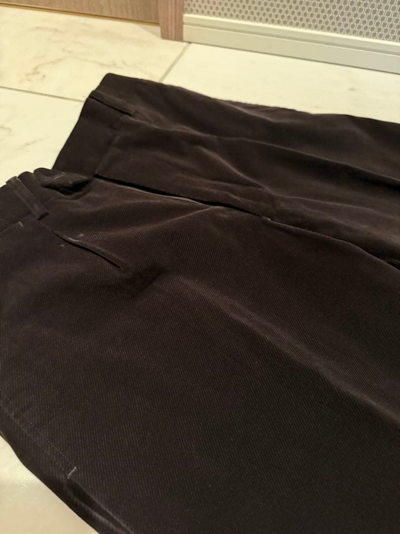 【超美品】クリーニング済み　コーデュロイスーツ　ブラウン