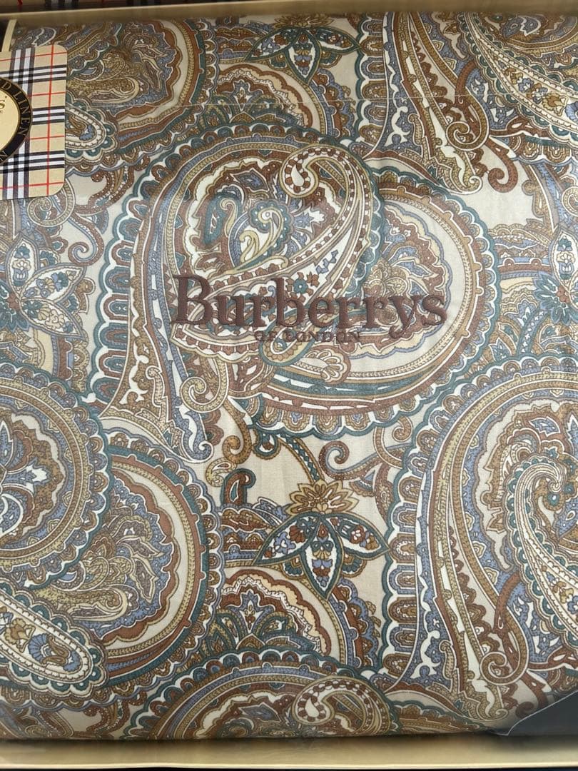 Burberrys バーバリー 羽毛肌掛け布団 ペイズリー シングル　西川