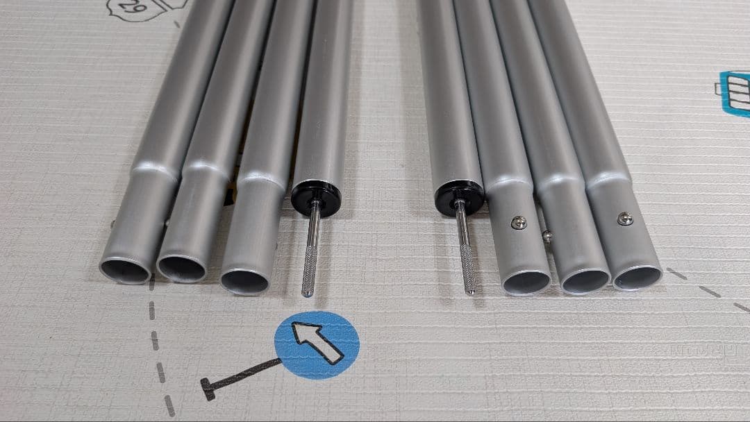 【美品】スノーピーク ウイングポール 280 2セット